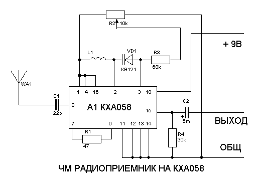 Укв приёмник на кха058 своими руками Укв приёмник на кха058 своими руками